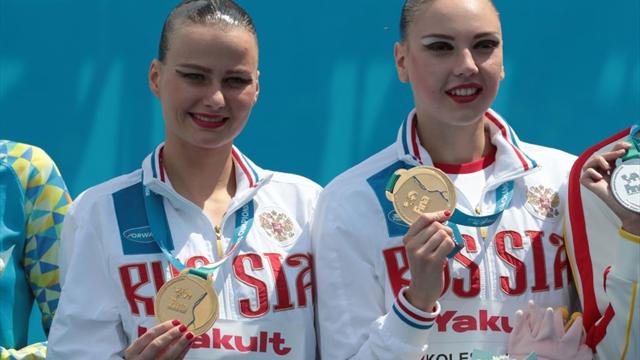 Пацкевич и Колесниченко выиграли золото ЧМ в технической программе синхронисток