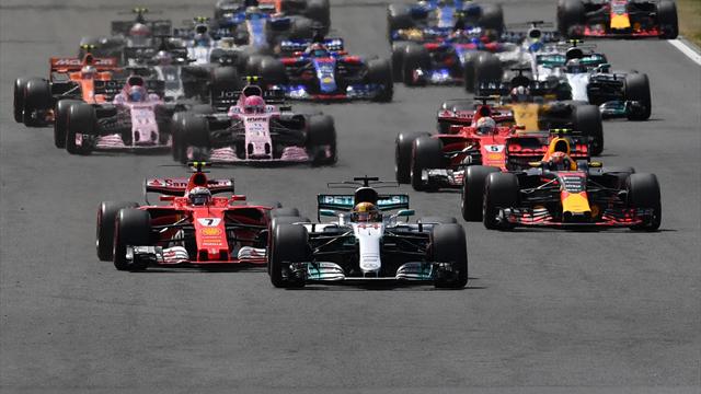 Formel 1: Hamilton gewinnt den Start - Verstappen verdrängt Vettel
