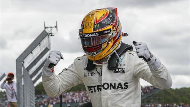 GP Gran Bretaña: Triunfo incontestable de Hamilton y descalabro español y de Ferrari