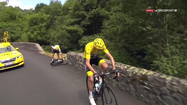 Defekt bei Froome im ungünstigsten Moment Defekt bei Froome im ungünstigsten Moment