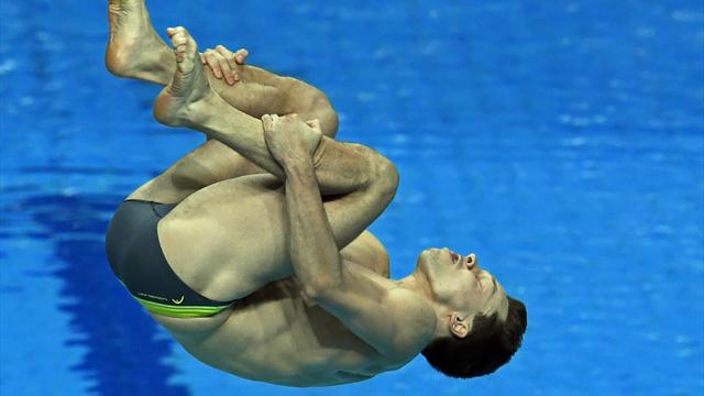 Wasserspringer Hausding schrammt an Bronze vorbei
