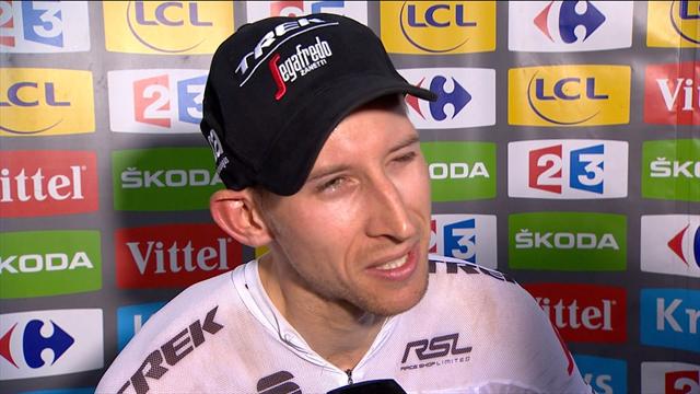 Mollema: "Sono felicissimo, finalmente ho vinto una tappa al Tour" Mollema: "Sono felicissimo, finalmente ho vinto una tappa al Tour"
