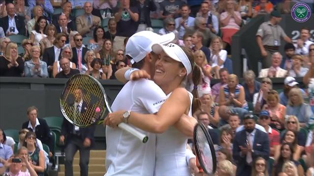 Wimbledon: Jamie Murray / Martina Hingis - Henri Kontinen / Heather Watson Wimbledon: Jamie Murray / Martina Hingis - Henri Kontinen / Heather Watson