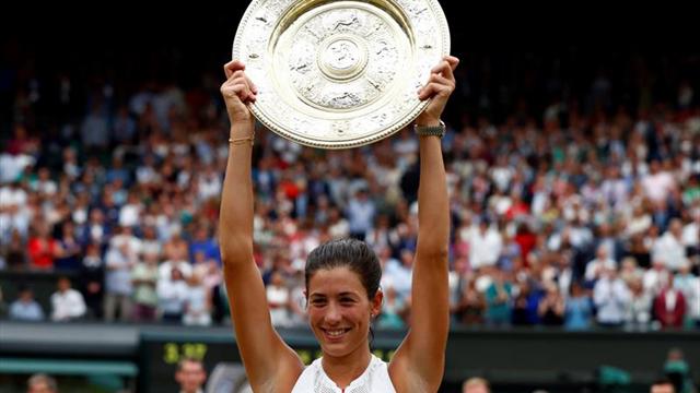 Garbiñe Muguruza asciende al quinto puesto tras su victoria en Wimbledon