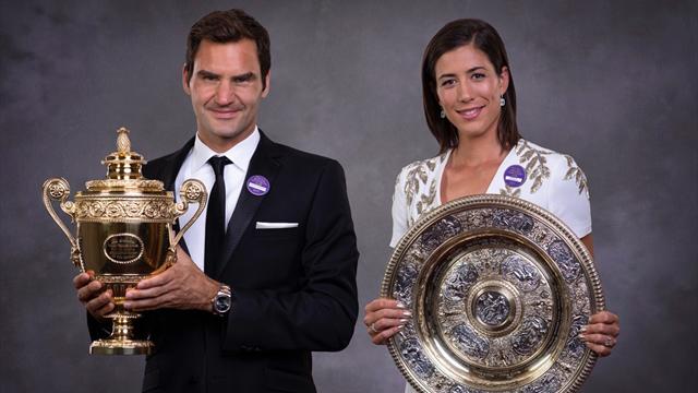 Roger Federer și Garbine Muguruza – campioni la Wimbledon