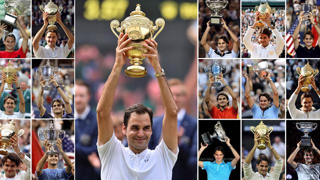 Le top des Grands Chelems de Federer