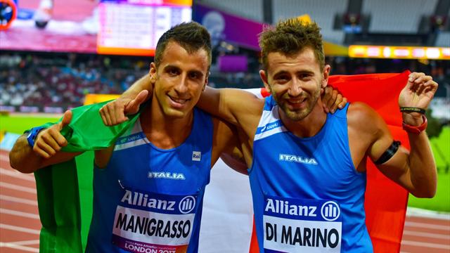Italia show ai Mondiali Paralimpici: Manigrasso argento, Di Marino bronzo nei 400 metri