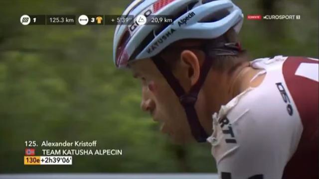 Blodig Kristoff etter velt: – Han halter av gårde