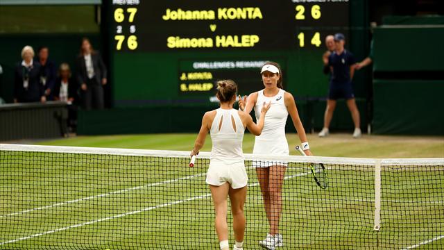 Konta v Halep quarter-final broke BBC record for women's Wimbledon match