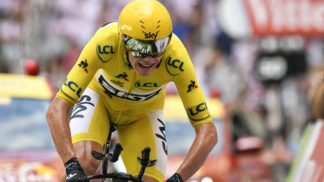 Nella cronometro finale Chris Froome vince il Tour de France 2017 Nella cronometro finale Chris Froome vince il Tour de France 2017