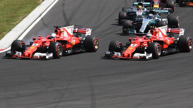 Vettel gewinnt trotz Problemen, Hamilton mit großer Geste
