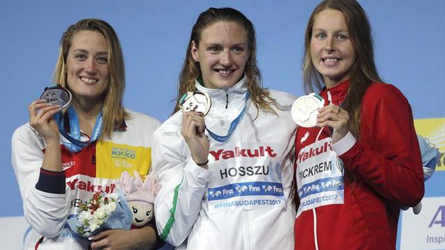 Belmonte, plata en los 400 estilos, logra su tercera medalla en Budapest