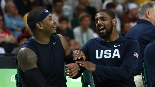 Irving - New York flörtüne Carmelo taş koyuyor
