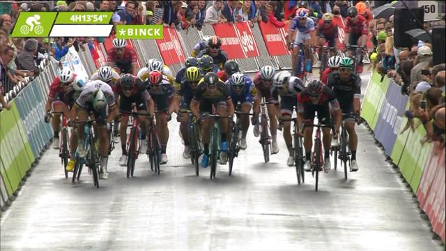 Sagan fa bis al BinckBank Tour: battuti allo sprint Theuns e Barbier, niente volata per Kittel Sagan fa bis al BinckBank Tour: battuti allo sprint Theuns e Barbier, niente volata per Kittel
