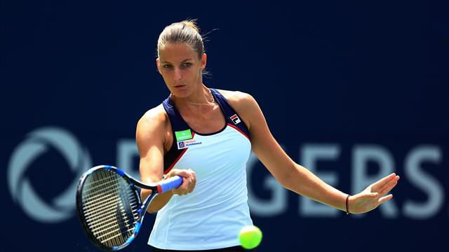Pliskova begins number one reign with ragged win