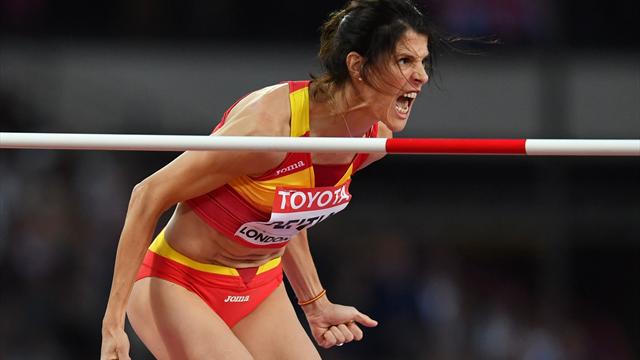 Mundial Londres 2017: Ruth Beitia se despide de la final tras no superar el listón de 1.92 Mundial Londres 2017: Ruth Beitia se despide de la final tras no superar el listón de 1.92