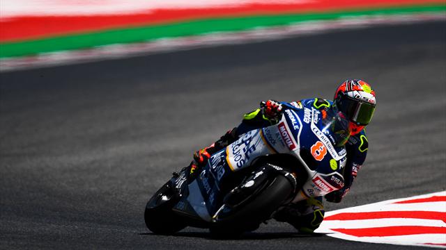 Barbera davanti nelle prime libere, Rossi solo 11°