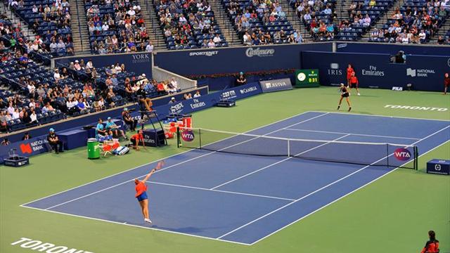 La lluvia obliga a suspender el partido de Muguruza