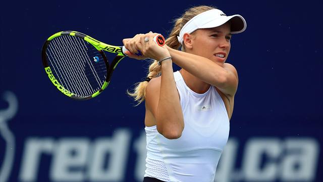 Premiere! Wozniacki feiert ersten Sieg gegen Nummer eins der Welt Premiere! Wozniacki feiert ersten Sieg gegen Nummer eins der Welt