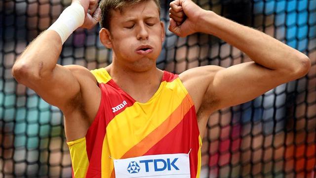 Ureña y Tonnesen ganan sus series de 110 m vallas en el decatlón