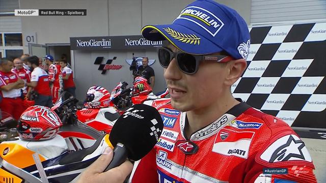 Lorenzo: "Wir sind ganz dicht dran" (engl.) Lorenzo: "Wir sind ganz dicht dran" (engl.)