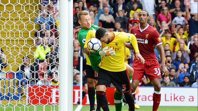 Premier League, Watford-Liverpool: Britos deja 'offside' a un Liverpool sin Coutinho (3-3)