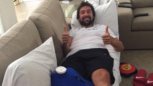 Sergio Llull, tras su operación por rotura de ligamento cruzado anterior: "Ha salido genial"
