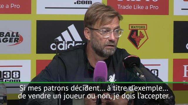 Coutinho ? Klopp : ''Je ne prends pas les décisions'' Coutinho ? Klopp : ''Je ne prends pas les décisions''