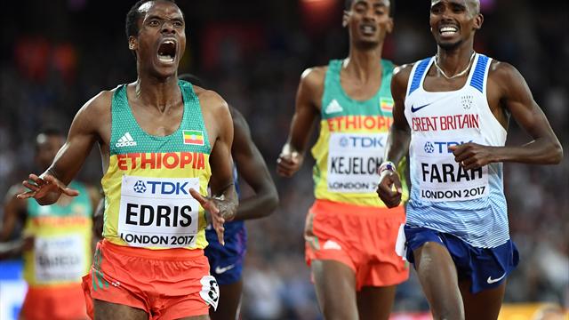 Farah über 5000 m geschlagen - Brite verpasst Triple-Double
