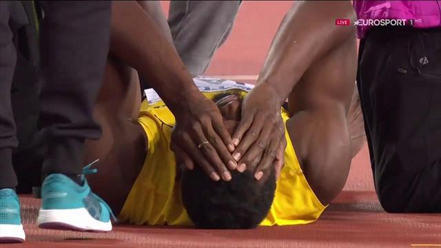 Mundial Londres 2017: Bolt se despide con lesión en la victoria de Gran Bretaña en el 4x100 Mundial Londres 2017: Bolt se despide con lesión en la victoria de Gran Bretaña en el 4x100