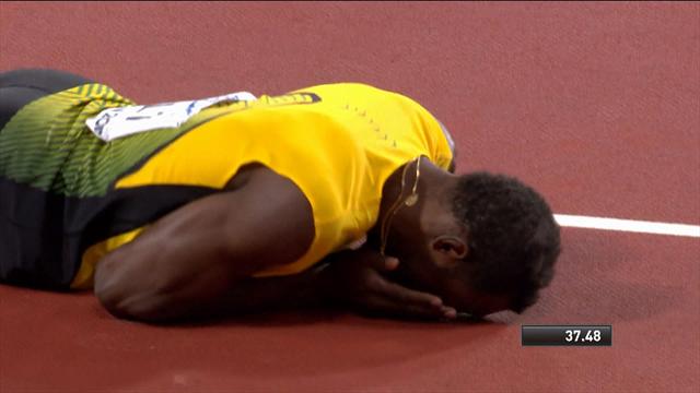 Staffetta 4x100 oro alla Gran Bretagna Stati Uniti secondi infortunio per Bolt