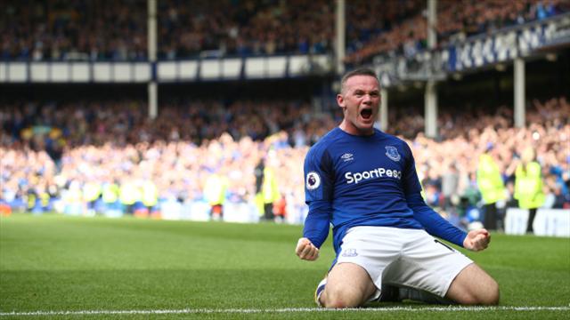 Wayne Rooney revels in goal-scoring return to Everton blue