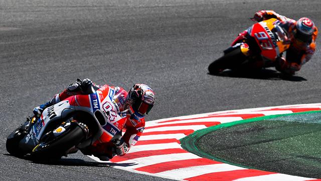 Dovizioso hält Márquez in Schach, Folger ausgeschieden