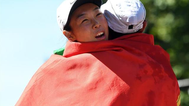 La china Yang oro en 20 km marcha, Lupita González plata