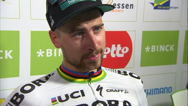 Sagan: "Wichtig ist, dass ich das Rennen ohne Crash beendet habe" Sagan: "Wichtig ist, dass ich das Rennen ohne Crash beendet habe"