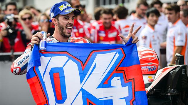 Dovizioso : "Se battre avec Marquez dans le dernier tour est la pire chose possible" Dovizioso : "Se battre avec Marquez dans le dernier tour est la pire chose possible"