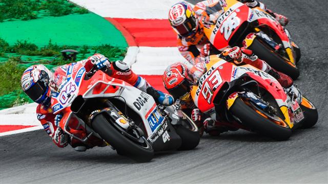 Dovizioso dompte Marquez et le Ring