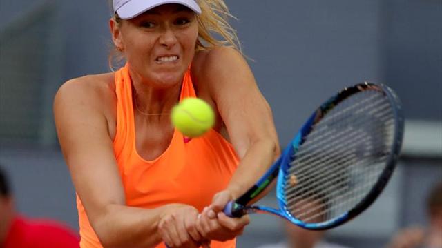 Sharápova, baja en Cincinnati por una lesión en el brazo izquierdo
