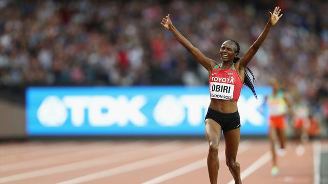 Obiri wins 5000m with astonishing last lap