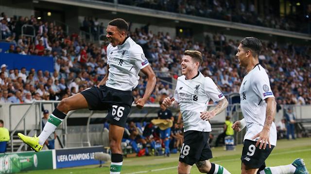 Neuf matches pros et déjà un but sublime : Alexander-Arnold a soigné ses débuts européens