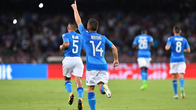 Mertens-Jorginho, il Napoli ne fa 2 al Nizza... Ma quante occasioni sprecate!