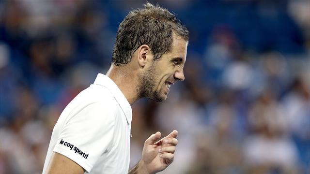 Malgré une grosse bataille, Gasquet sort dès le premier tour