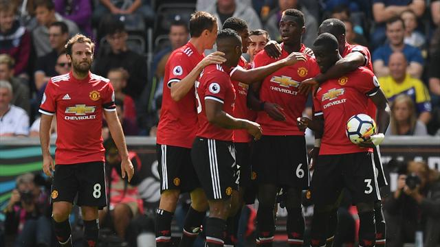 Premier League, Swansea City-Manchester United: Madera de líder (0-4)