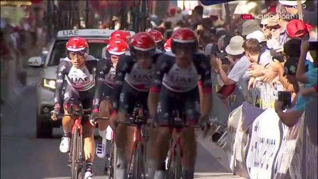 Crash! UAE Team Emirates caught out on TTT Crash! UAE Team Emirates caught out on TTT