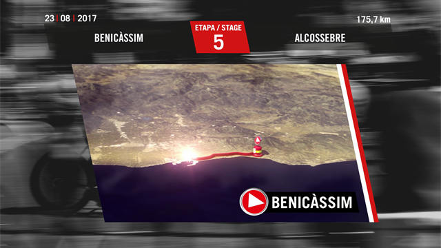 Vuelta 2017, Tappa 5, Benicassim-Ermita Santa Lucia: percorso e altimetria Vuelta 2017, Tappa 5, Benicassim-Ermita Santa Lucia: percorso e altimetria