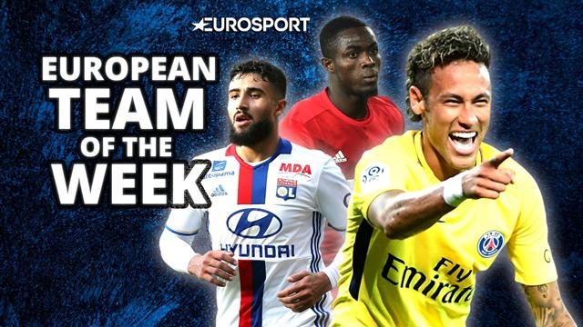 European Team of the Week: Neymar joins two United stars European Team of the Week: Neymar joins two United stars
