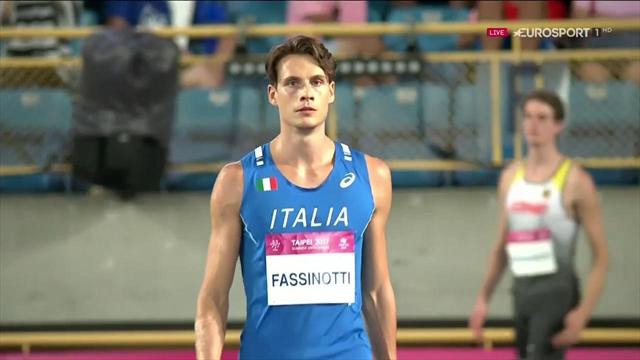 Fassinotti splendido argento nel salto in alto alle Universiadi Fassinotti splendido argento nel salto in alto alle Universiadi