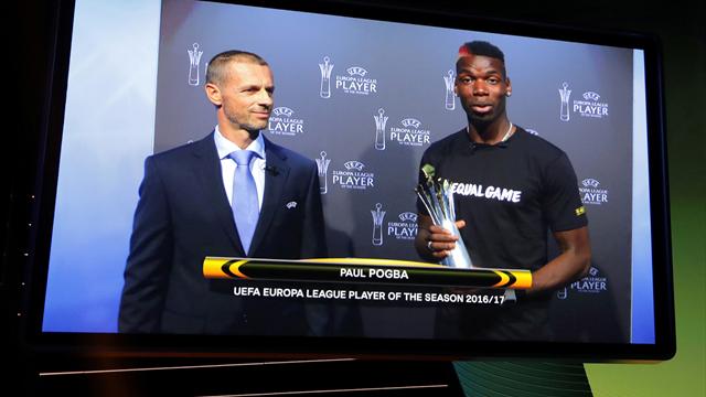 Pogba wins Europa League Player of the Season award