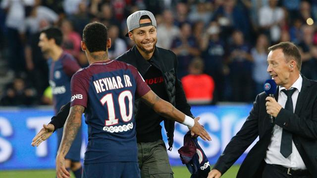 PSG sink St Etienne as NBA great Curry roars on Neymar