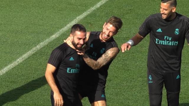 Un ballon dans la tête et Carvajal explose !